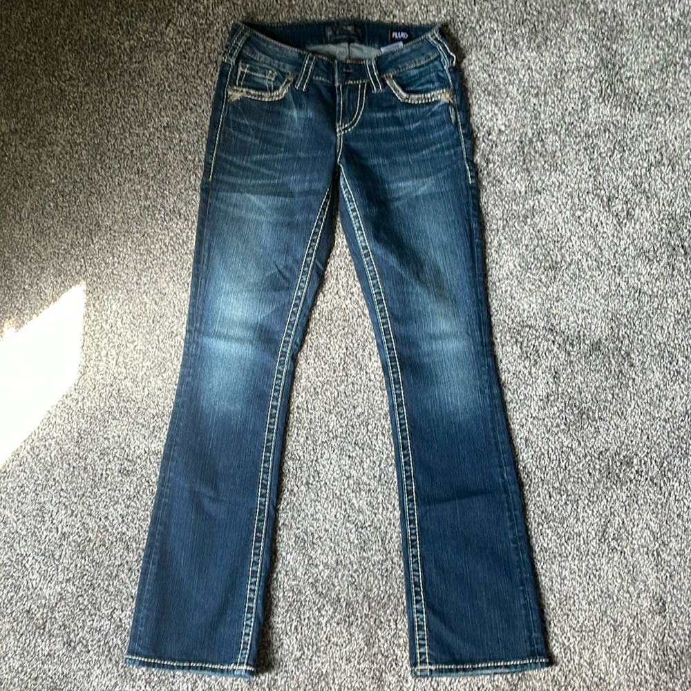 Silver jeans
